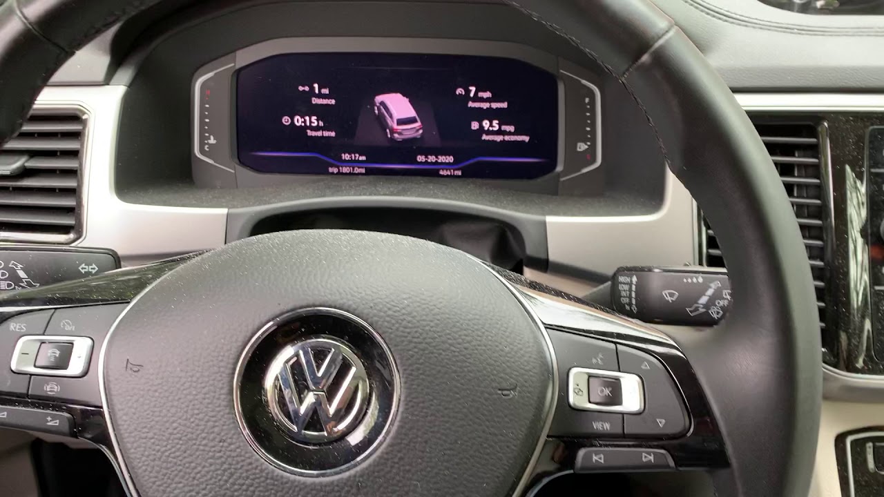 Oil life monitor / reset 2019 VW Atlas - YouTube