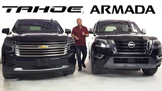 BIG BOY COMPARO!! | 2021 Chevrolet Tahoe vs 2021 Nissan Armada