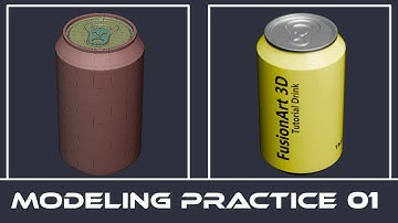 How to Model This Soda Can Tutorial in Blender