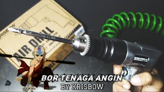 Bor tenaga angin || unboxing air drill krisbow