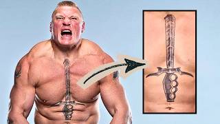 The Dark Meaning Behind Brock Lesnar’s Sword Tattoo