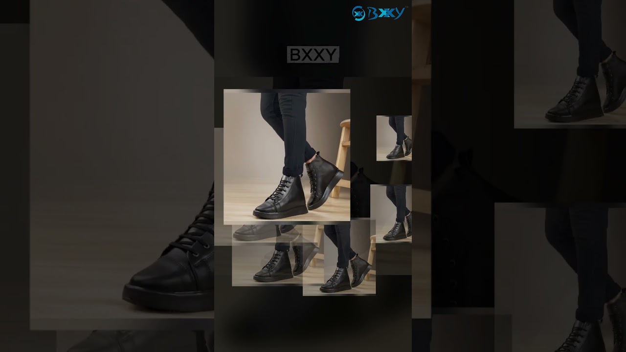 Men’s 3.74 in (9.5 cm) Invisible Elevator Boots — Height Boost in Style