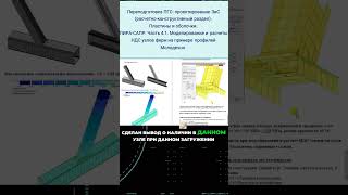 ЛИРА-САПР. Часть 4.1. Моделирование и расчеты НДС узлов ферм на примере профилей Молодечно.