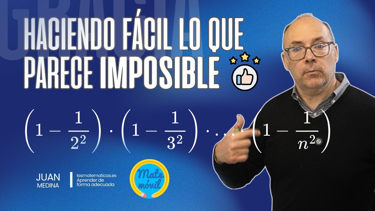 🚀 ¡PARECE IMPOSIBLE, pero lo hacemos FÁCIL!! ... El Producto Telescópico #matematicas