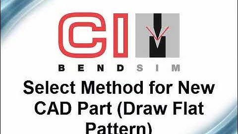 Bend Sim Software - Draw Part