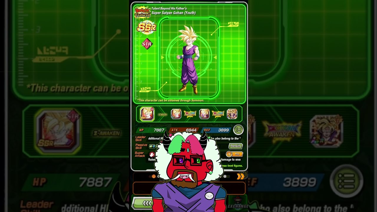 GOHAN'S PACK IS FOR THE SENSITIVE SAIYAN IN YOU!  #dokkanbattle #anime #dragonballz