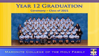 2021 Year 12 Graduation Ceremony