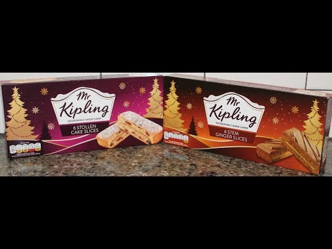 Mr. Kipling: Stollen Cake Slices & Stem Ginger Slices Review