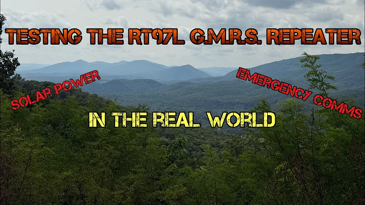 Testing the Solar Powered G.M.R.S. Repeater | Retevis RT97L in sub optimal conditions 