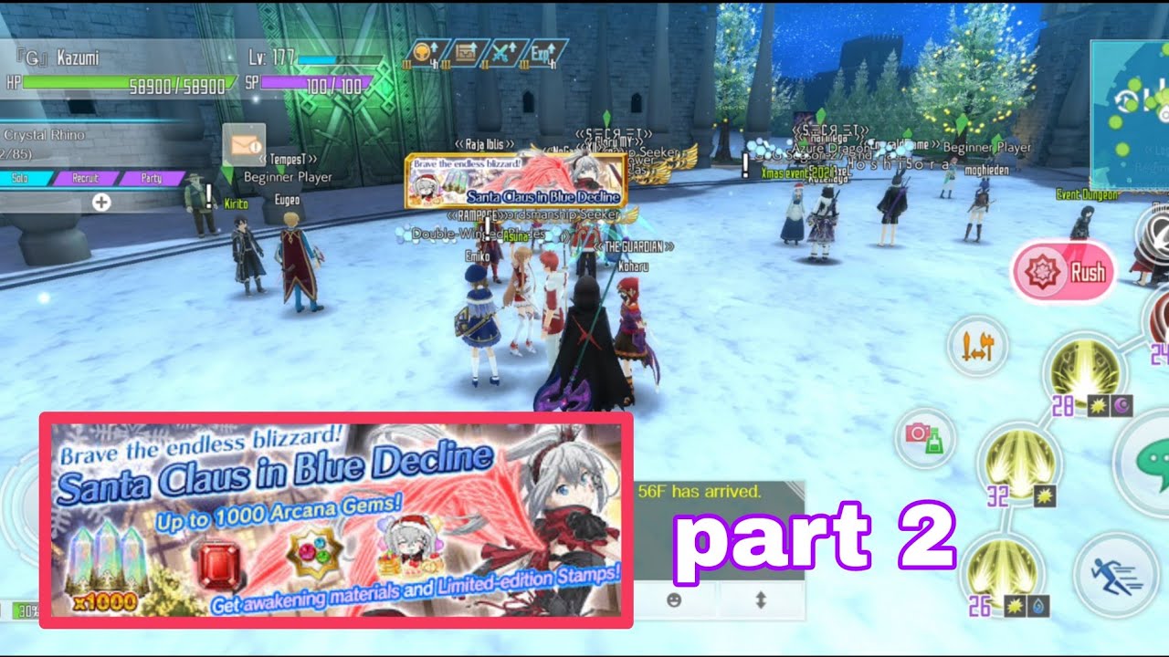 [SAOIF] Santa Claus in Blue Decline | Brave the endless blizzard! (part 2)