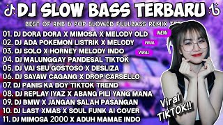 DJ SLOW BASS TERBARU 2025 🎵 DJ DORA DORA X MIMOSA X ADA POKEMON LISTRIK X SOLO X MALUNGGAY PANDESAL