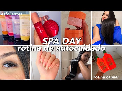 SPA DAY ROTINA DE AUTOCUIDADO cronograma capilar, perfume🥰