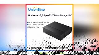 #UnionSine 4TB 3.5" USB 3.2Gen 2 External Hard Drive 7200RPM HDD Storage Compatible for PC/Laptop