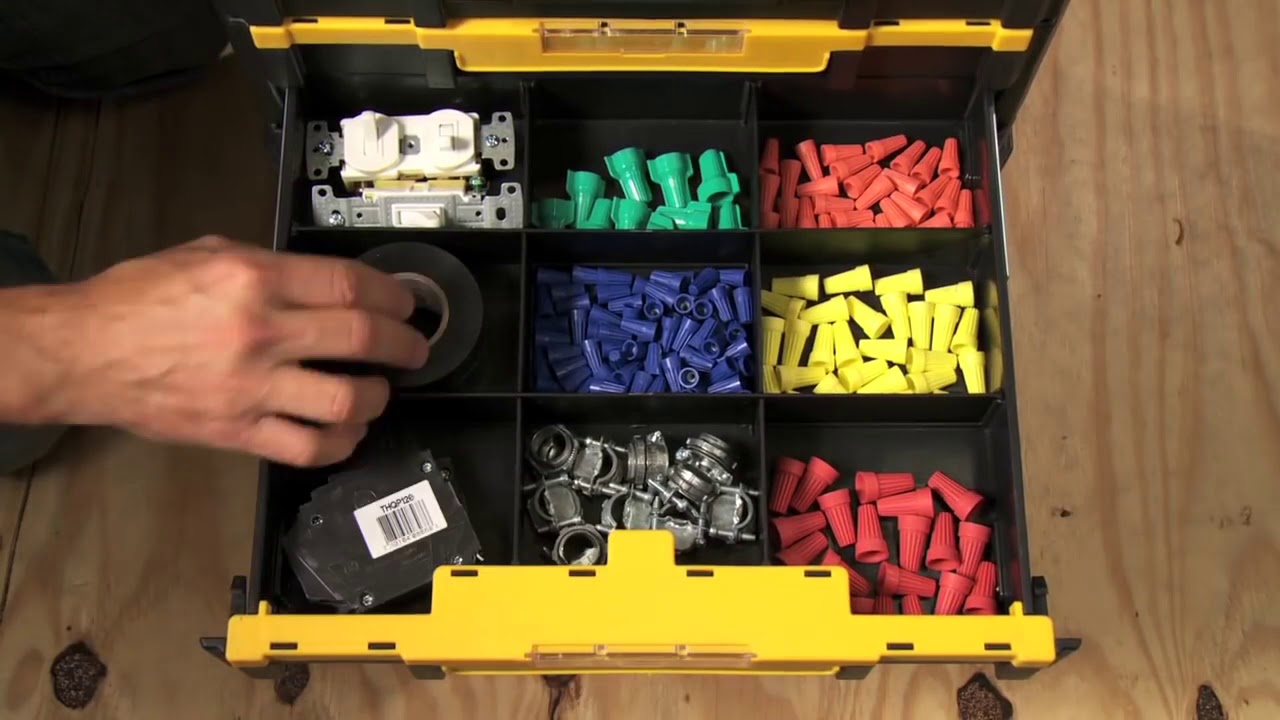 DEWALT HEAVY DUTY TSTAK® II FLAT TOP TOOL BOX ORGANISER DWST17807