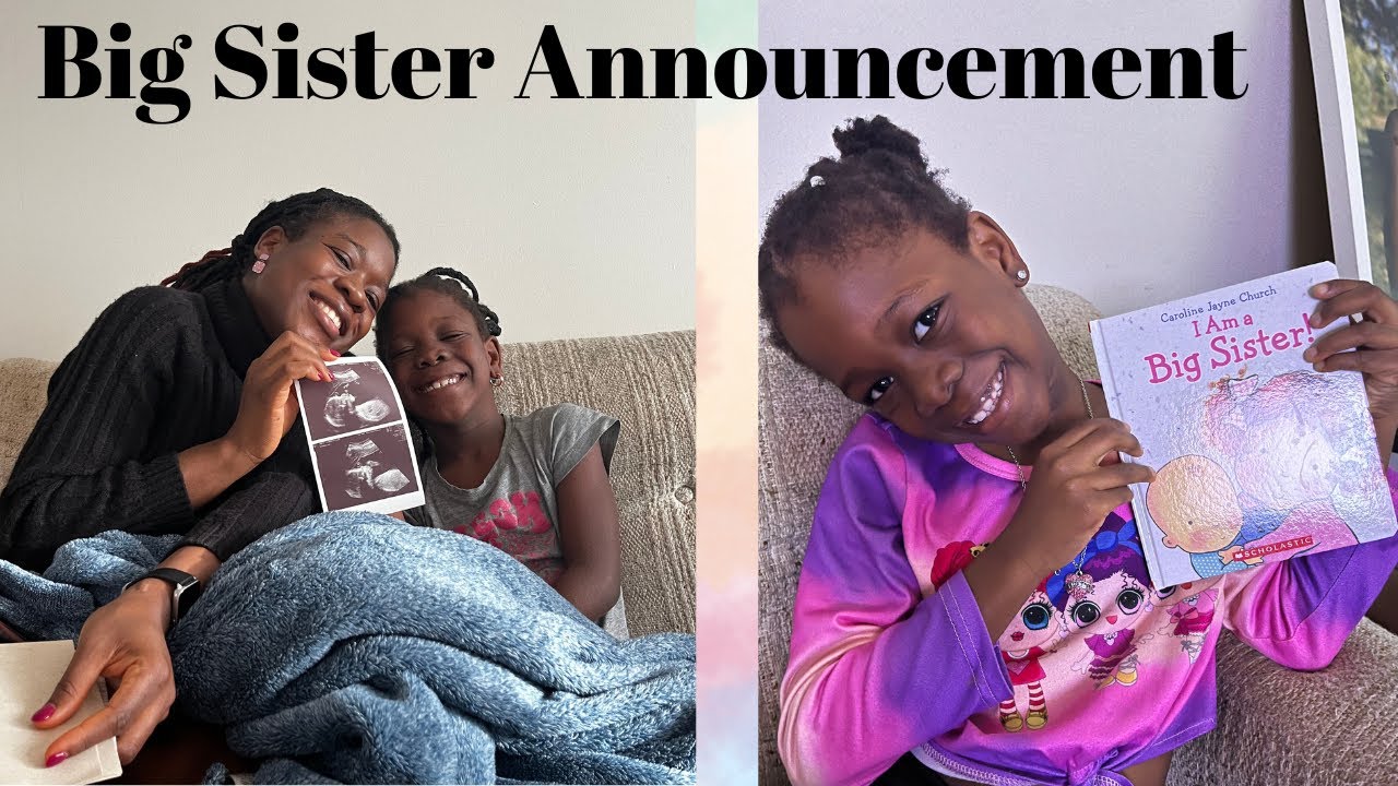 VLOG: Big Sister Reveal// Seeing our BABY for the first time// We are ...