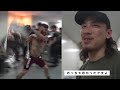 堀口恭司に秒殺KOされ控え室で暴れ狂うマッコールを見てビビる矢地祐介