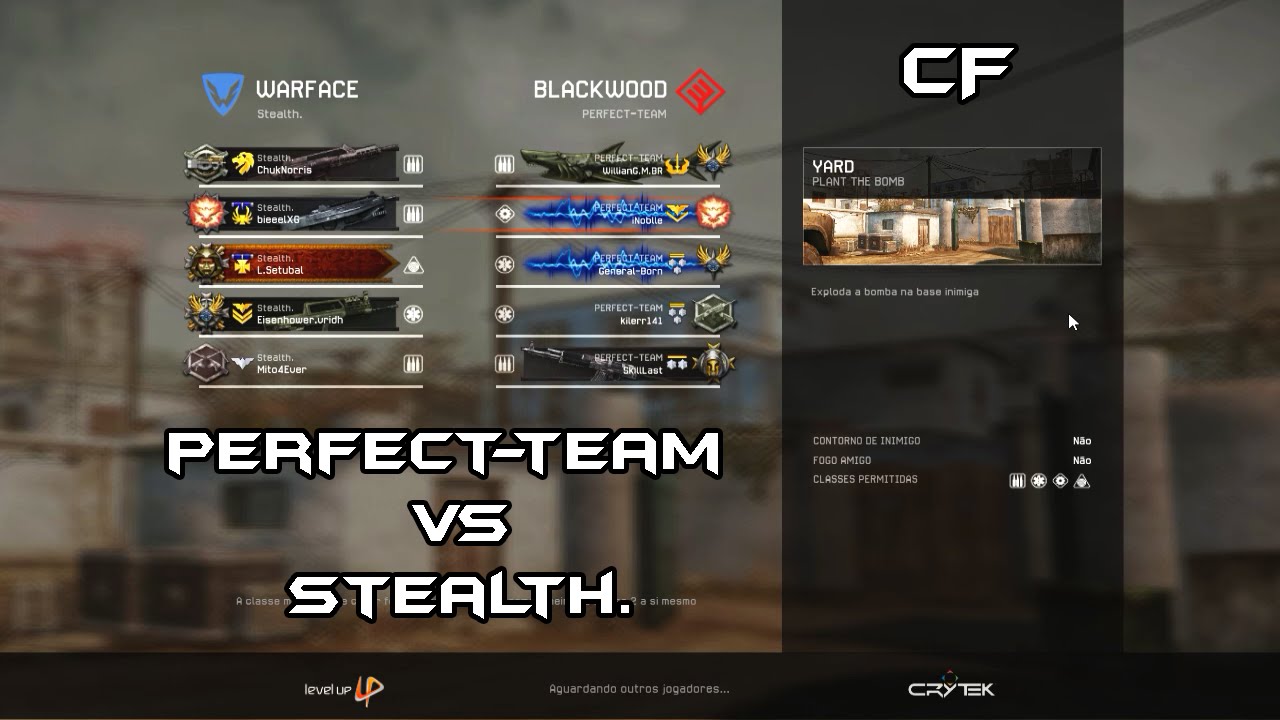 Warface CF Clan War PERFECTTEAM vs Stealth. YouTube
