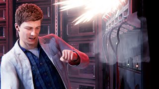 Peter Parker starts a fire in Doc Ocks lab - Spider-Man Remastered PC