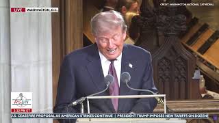 FULL SPEECH: Pres.  Trump Delivers Touching Speech at Lindsey Graham's Celebration of Life - 7/28/26