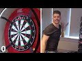 Darts Trick Shot Challenge #5 | BACKWARDS THROW