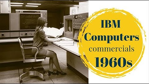 IBM Computers Ad / 1960s