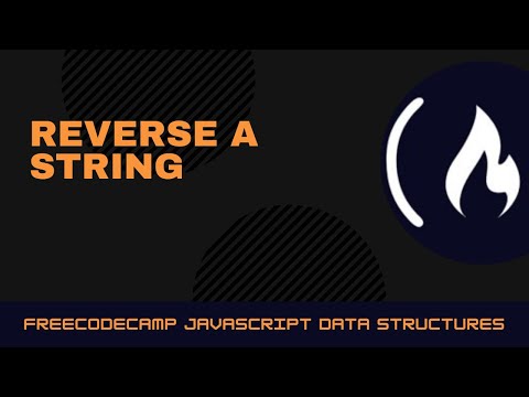 #FreeCodeCamp Algorithm || Reverse A String  || Français