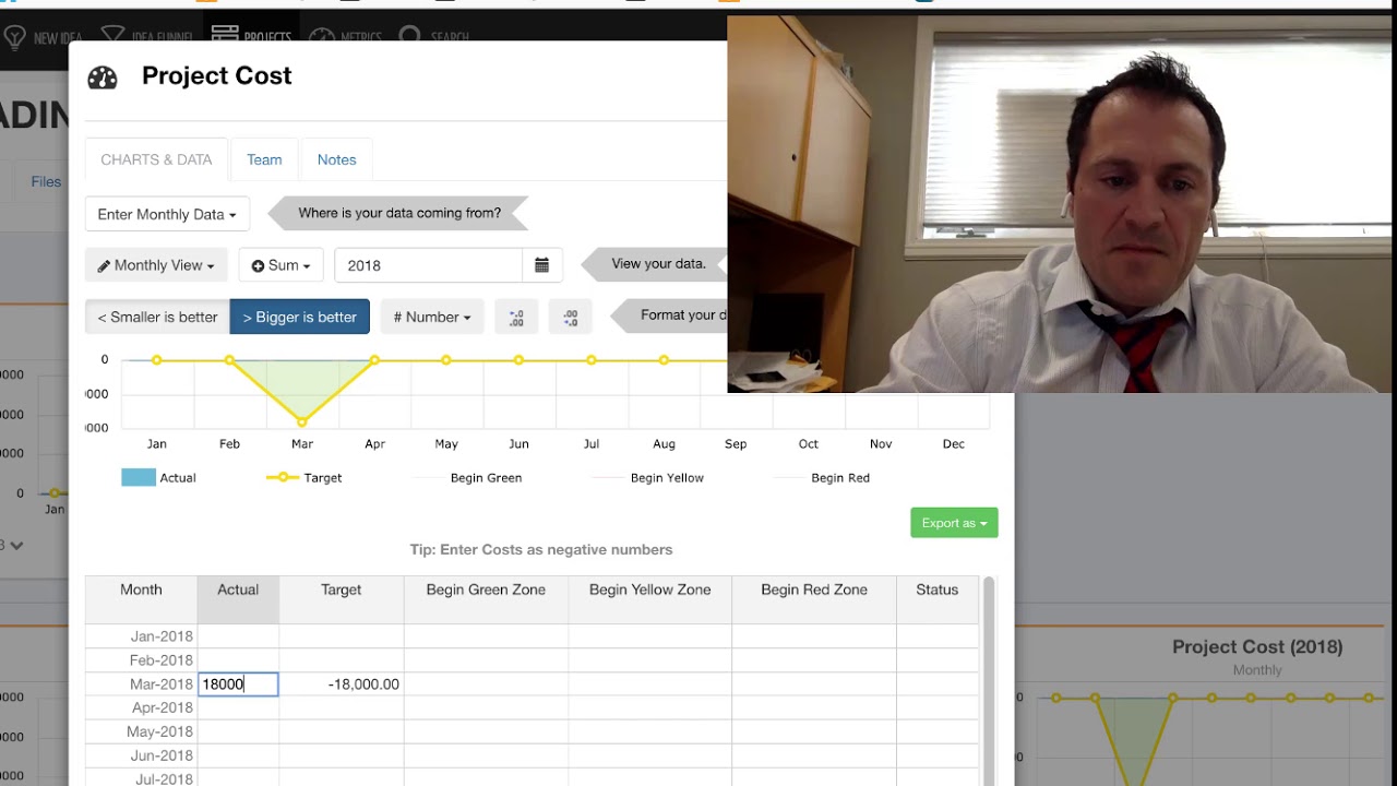 Track Savings for Continuous Improvement Projects