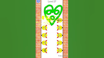 Draw to Smah | Logic puzzle Level 27 😱 #viral#game#short