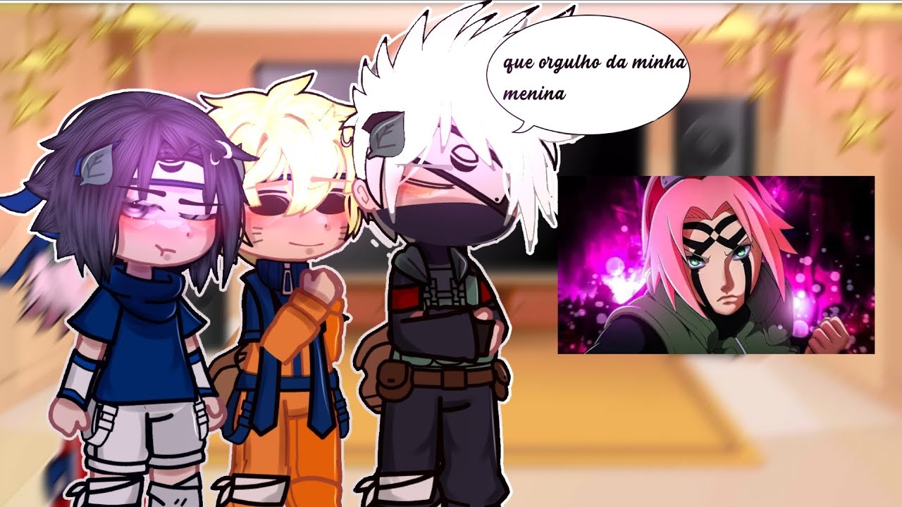 💗° time 7 reagindo ao rap da Sakura (esforço e dedicação)°💗 @FunkeiraDeKonoha / gn naruto🍥