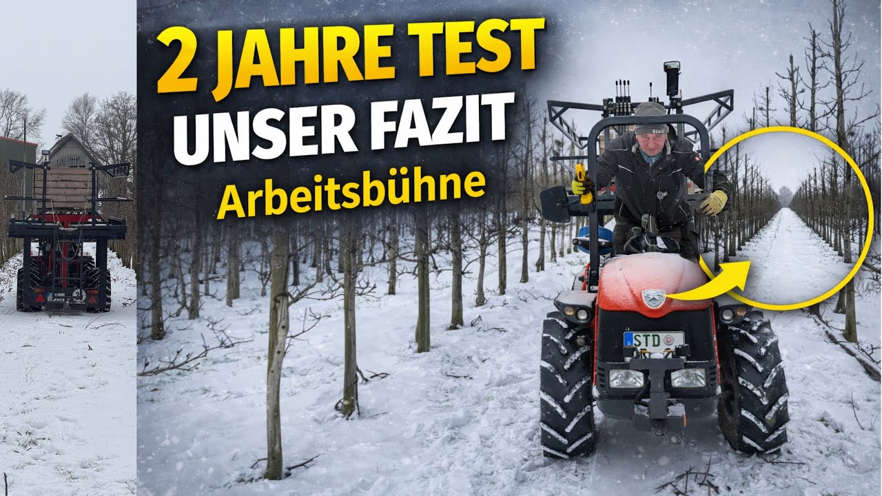 Obsthof Raddatz - 2Jahre Baumschnitt mit Carraro Tigre 3800, INOVEL & PWH-Arbeitsbühne - unser Fazit