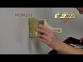 Jak malować farbą strukturalną Metallici Magnat Style - film instruktażowy