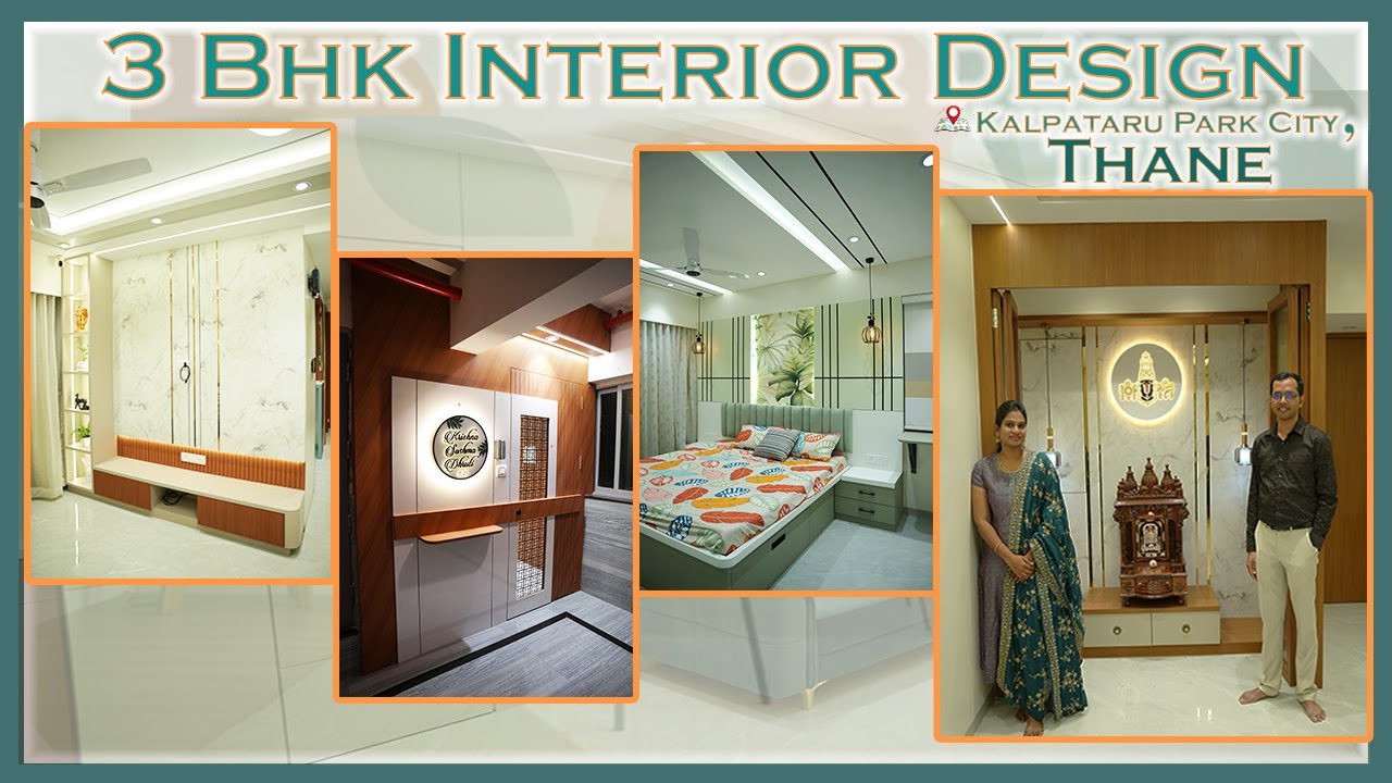 🤯 Luxury 3 BHK Interior Design Tour | Modern Home Interior 2025 | Space ...
