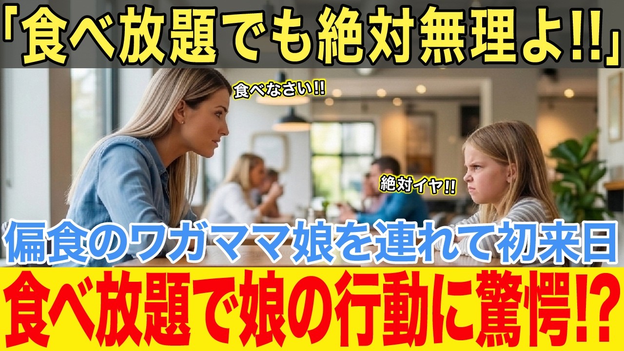 【海外の反応】「日本の食べ放題は次元が違う!!」イタリア人一家が来日し、食べ放題に行ったら偏食の娘の行動に驚愕!?
