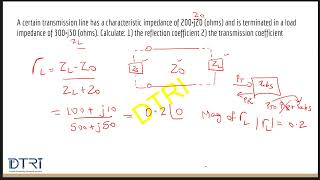 {Solved} Given Zo and ZL, how to calculate the reflection coefficient and transmission coefficient