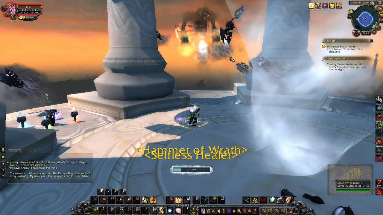 Elemental Bonds Doubt Quest Playthrough - Mount Hyjal