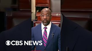 Sen. Raphael Warnock urges colleagues to "protect all of us" after Atlanta shooting #shorts