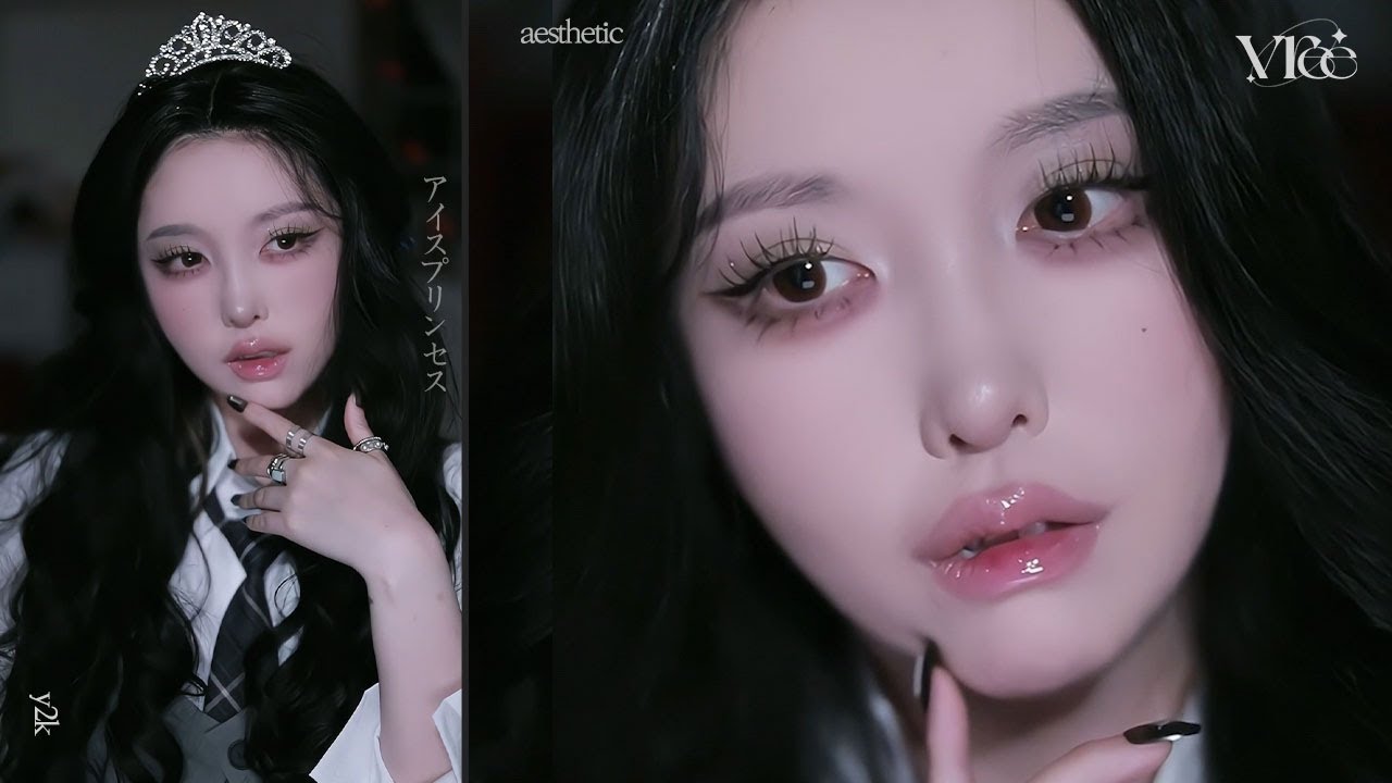 🖤✝얼음공주들을 위한 y2k ☪ aesthetic make up ✝🖤