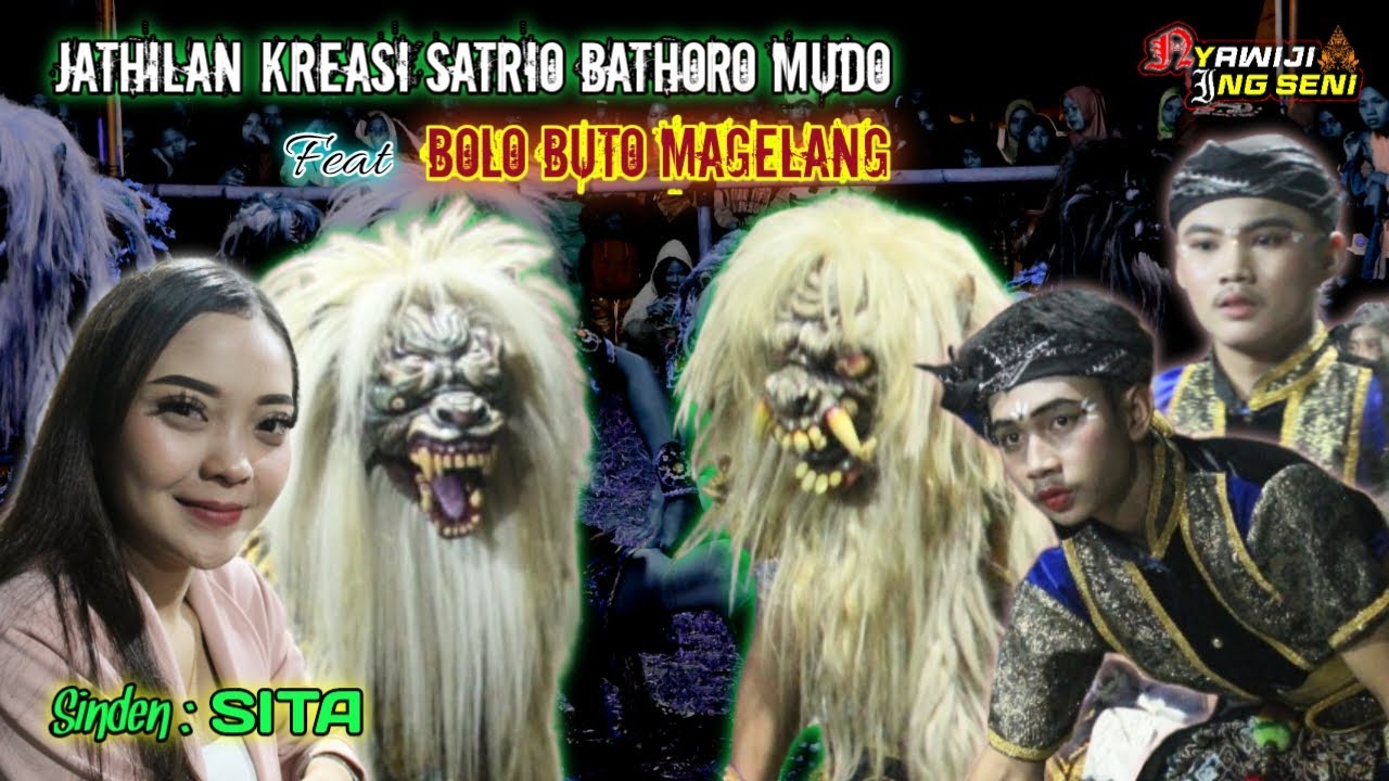 Jathilan Kreasi Satrio Bathoro Mudo feat Bolo Buto Magelang sesi malam hari...