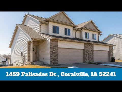 1459 Palisades Dr., Coralville, IA home video tour