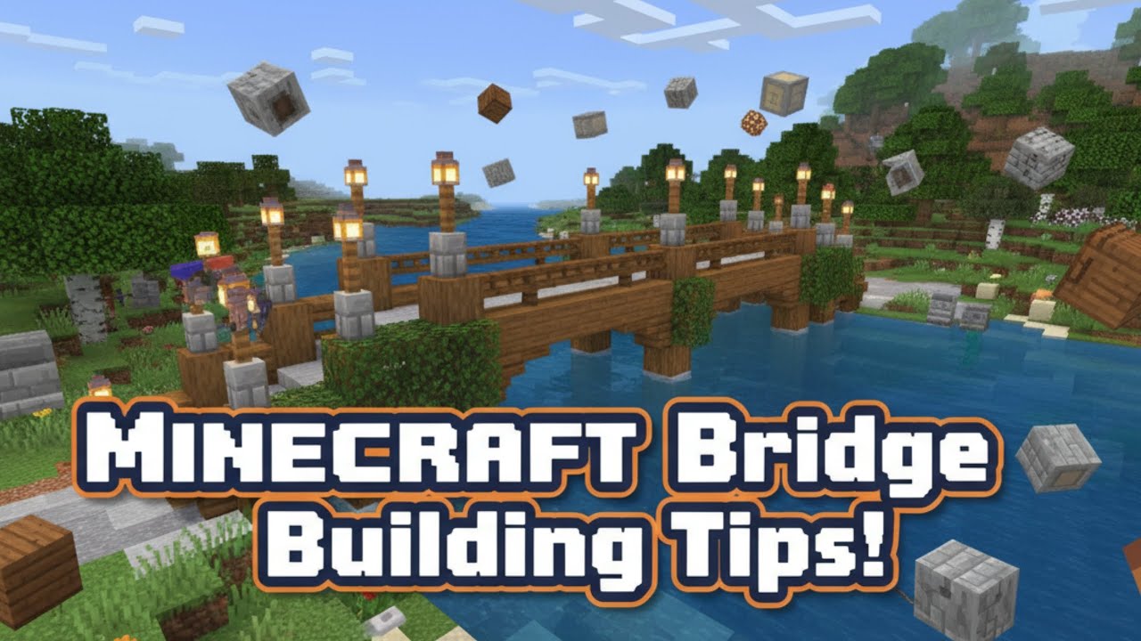 Minecraft Bridge Tutorial 2025 | Easy & Epic Medieval Bridge Build ...