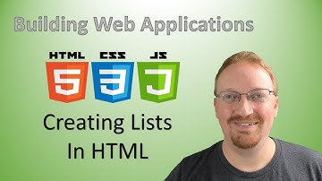 6. How to Create Lists in HTML | Building Web Applications 🌐