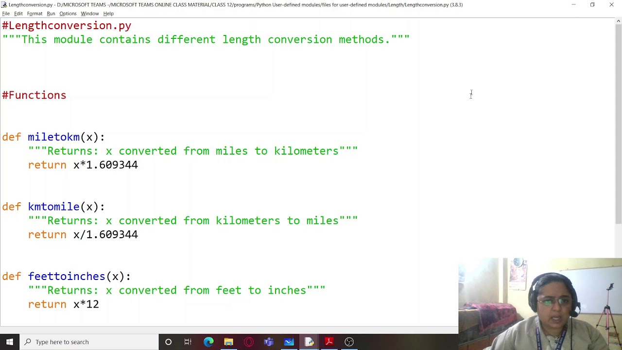CLASS XII | CONVERSION MODULE | PYTHON MODULES - YouTube