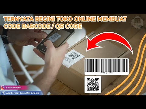 CARA MEMBUAT CODE BARCODE BATANG DAN QR CODE