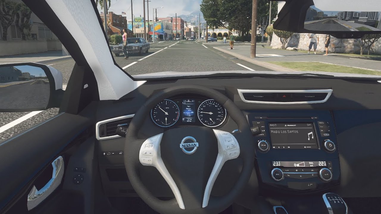 2016 Nissan Qashqai - GTA 5 | NaturalVision Evolved | POV drive [Steering wheel gameplay]