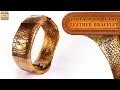 Полимерная глина - КОЖАНЫЙ браслет (Polymer clay leather bracelet) / Светлана Няшина