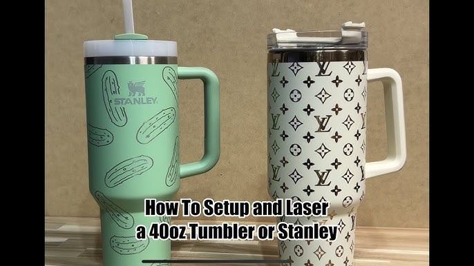 Stanley 40oz Quencher  Engraved with Tiger Lightening Bolt Design