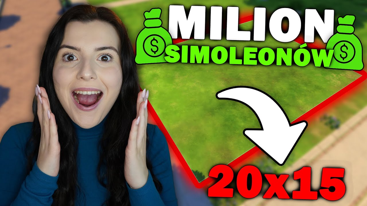 DOM ZA MILION NA NAJMNIEJSZEJ PARCELI W THE SIMS 4!