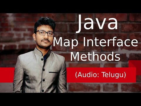 Map Interface methods in Java in Telugu | Java tutorials in Telugu