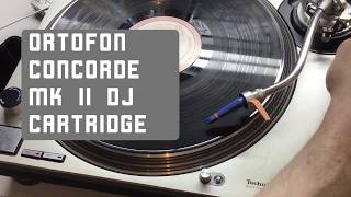 Testing Ortofon Concorde MK II DJ Cartridge with an oscilloscope