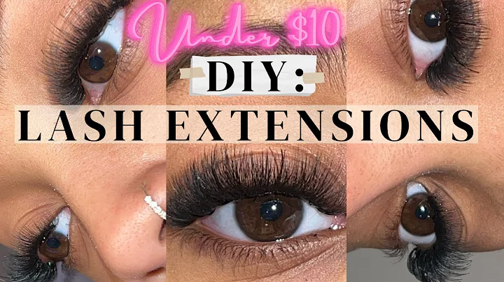 DIY Lash Extensions At Home Wispy Volume Set | Under $10